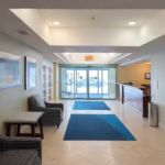 Entrance of Sleep Inn & Suites Kalamazoo East Kalamazoo MI Hotel