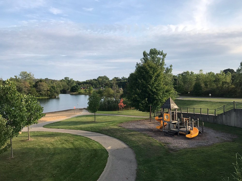 Portage Bicentennial Park outdoor attraction near Kalamazoo MI