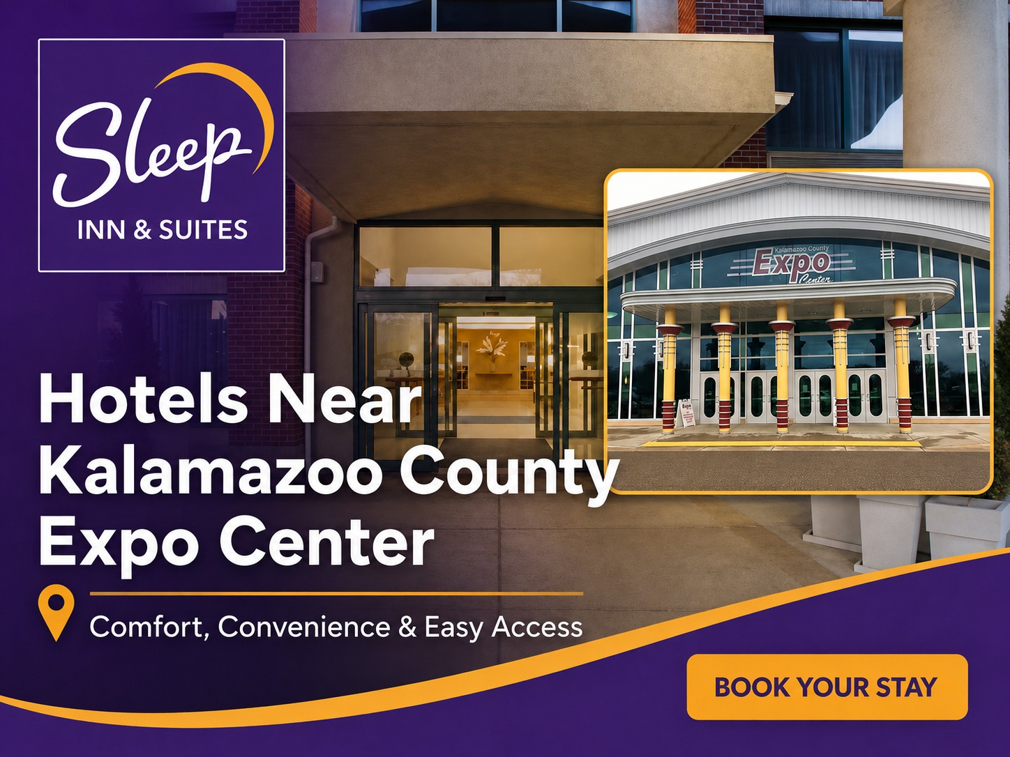 Hotels Near Kalamazoo County Expo Center – Sleep Inn & Suites Kalamazoo East
